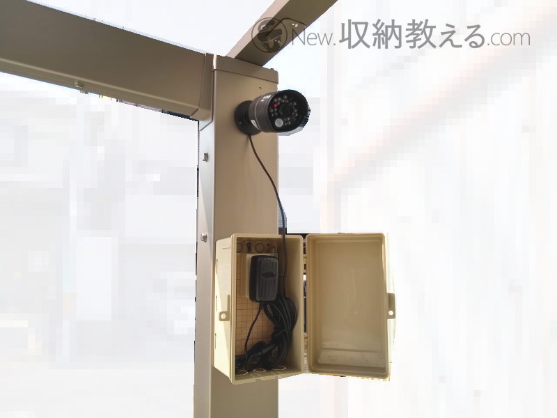 外構業者も驚く簡単設置！マスプロの防犯カメラ「WHC7M2」 | New！収納