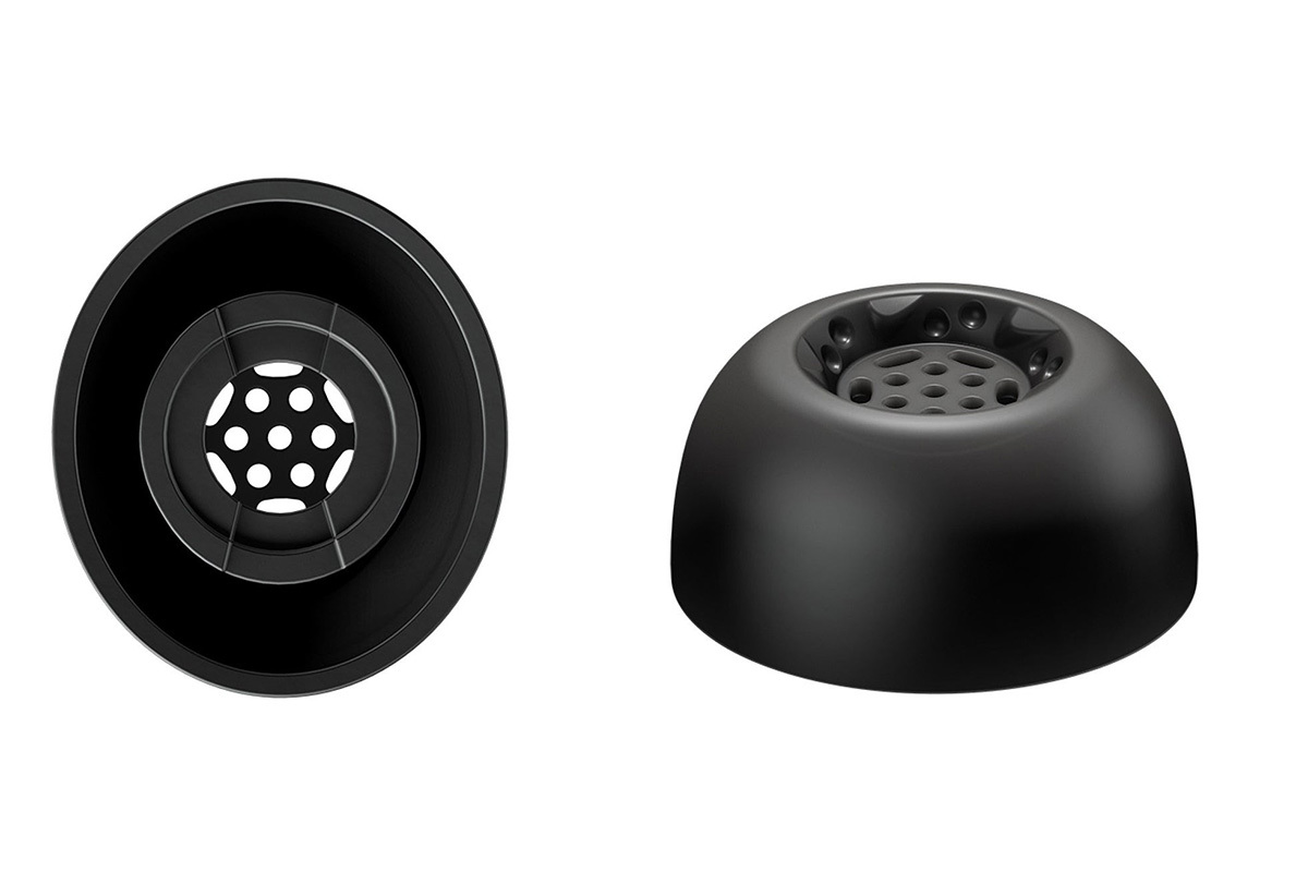 ビクター、新イヤーピース「スパイラルドットPro SF」。楕円形状を新