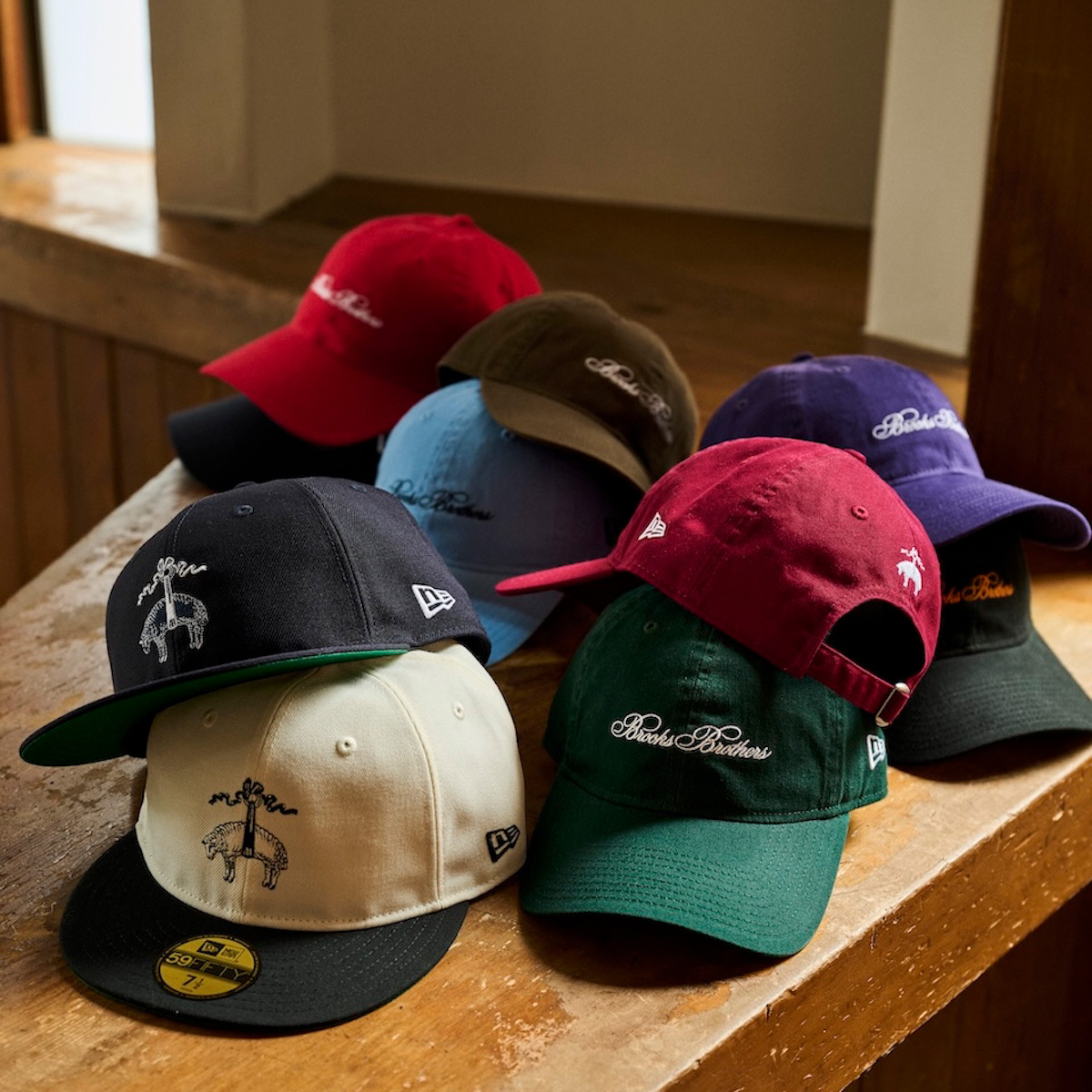 ブルックス ブラザーズ」が「ニューエラ」と初コラボ キャップ2型の
