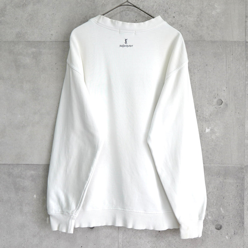 イヴ サンローラン 1990's ヴィンテージ スウェット YSLロゴ 刺繍