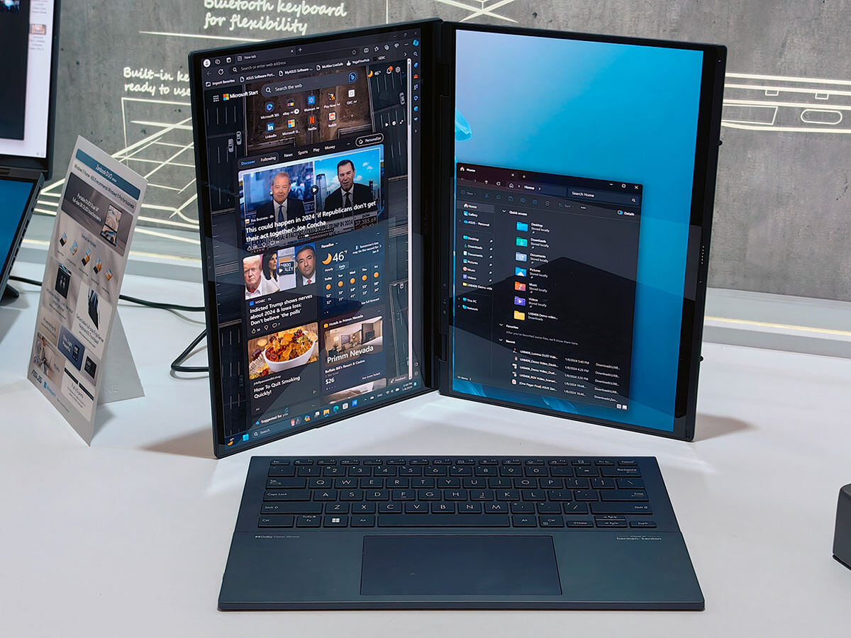 海外モバイルトピックス(401) 折りたたみより「2画面」が使いやすい