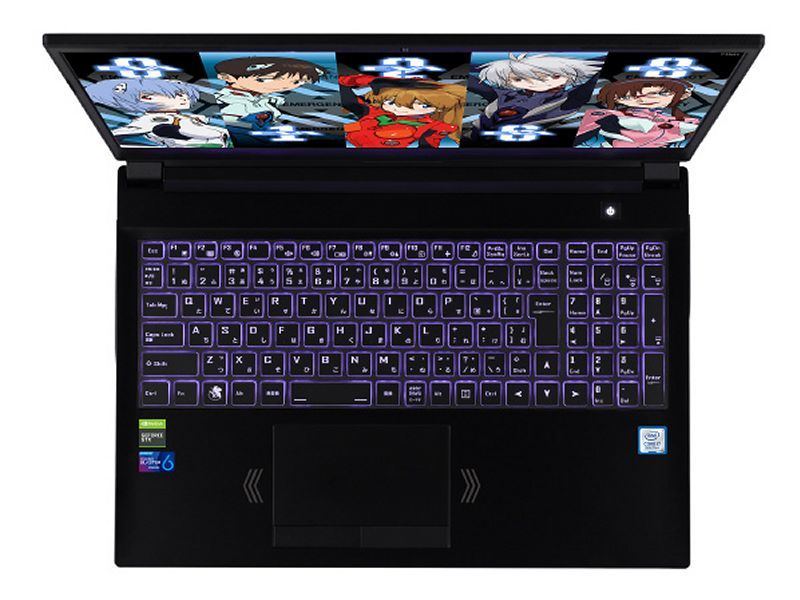 マウス、専用デザイン「エヴァンゲリオン」ゲーミングノートPC | マイ