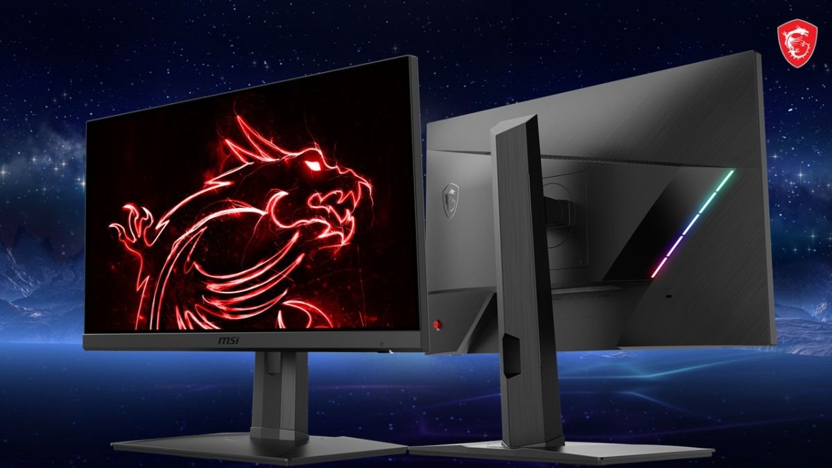 MSI、最大170Hz対応のゲーミングモニター - 90度のピボットで縦画面