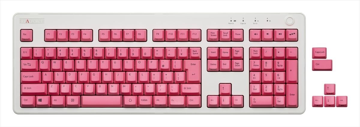 REALFORCE R3キーボードに8色の換装用カラーキーキャップが登場 | マイ