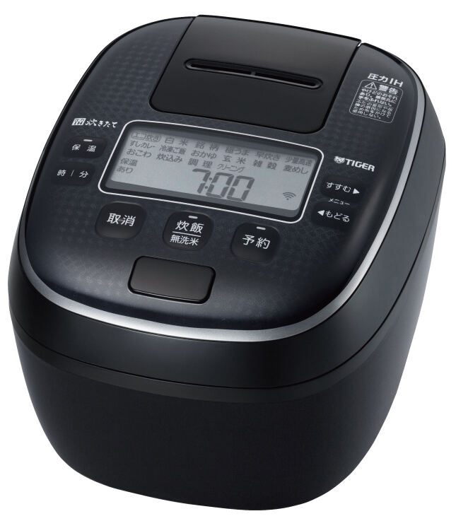 タイガー、外出先から炊飯予約を変更できるIoT炊飯器「JPA-Z100