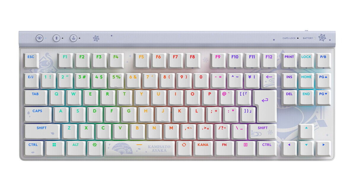 ロジクールG、『原神』神里綾華コラボモデルに新製品の「G515