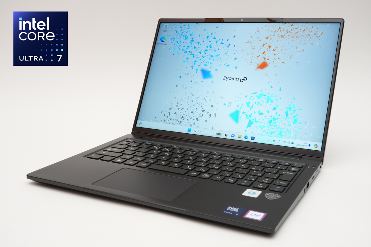 Intel Core Ultraプロセッサー採用の1kg切りモバイル特化ノートPC