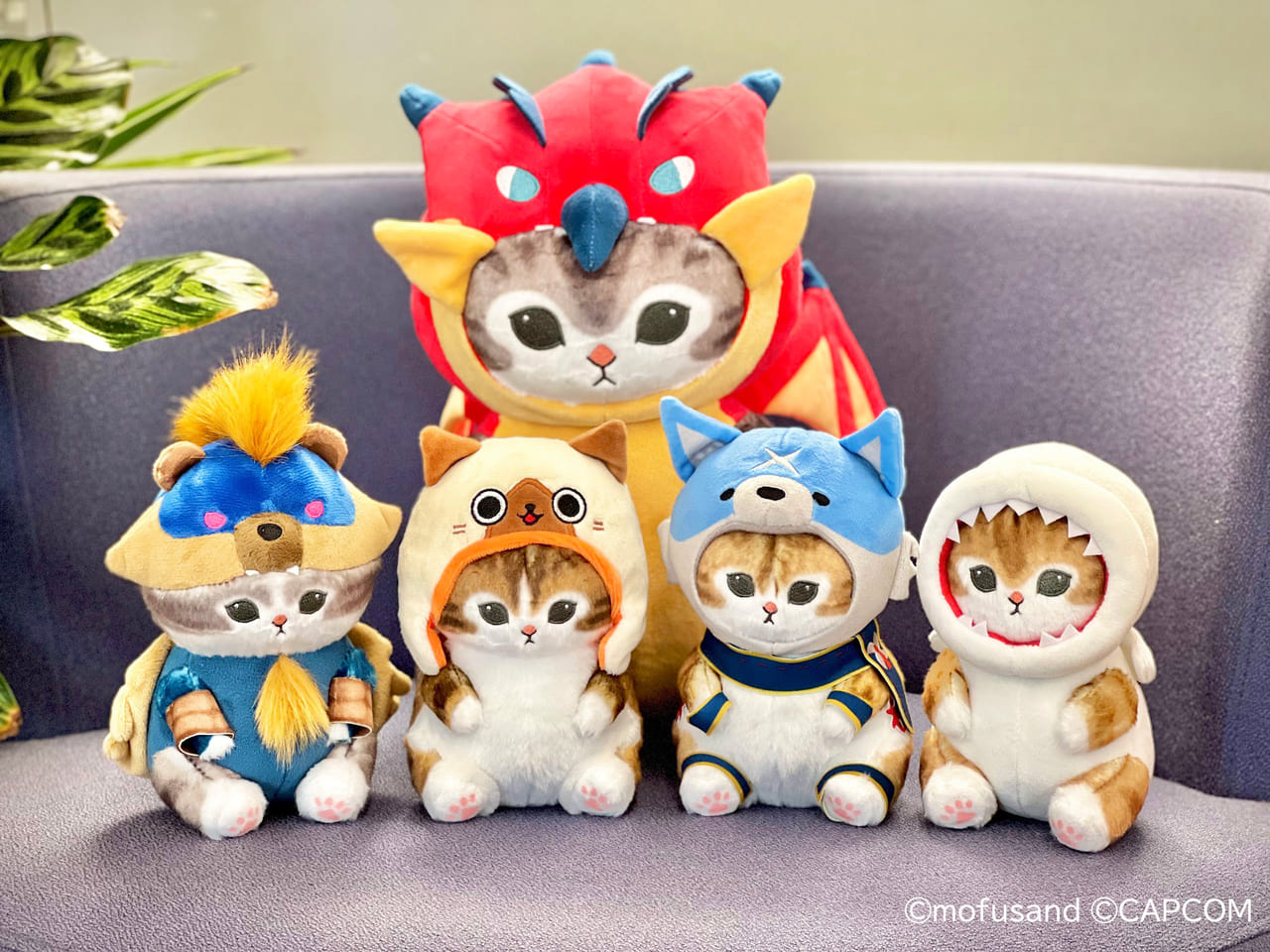 モンハン』と「mofusand」のコラボぬいぐるみが9月17日に発売決定