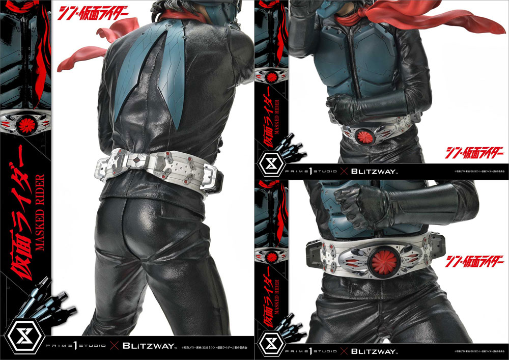 映画『シン・仮面ライダー』より、本郷猛が変身する「仮面ライダー」の