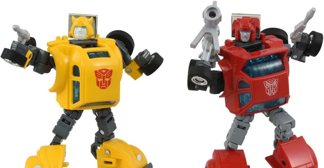 Takara Missing Link C-09 Anime Bumblebee & Cliffjumper Official