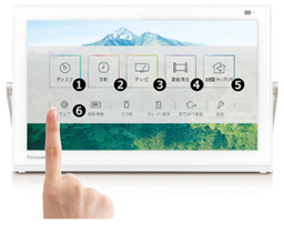 ポータブルテレビ「プライベート・ビエラ」 TD6シリーズ 他3シリーズを