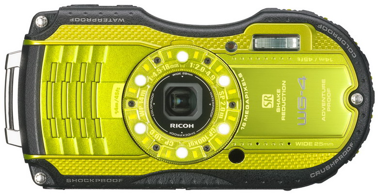 水深14mで水中撮影が可能なコンパクトデジタルカメラ「RICOH WG-4
