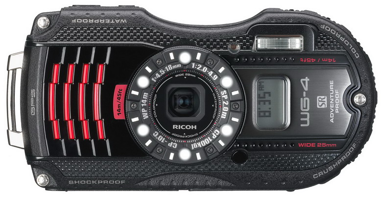 水深14mで水中撮影が可能なコンパクトデジタルカメラ「RICOH WG-4