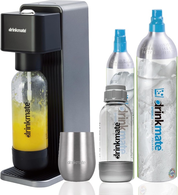 ジュースやお酒に直接炭酸を注入できる【ドリンクメイト】Series620