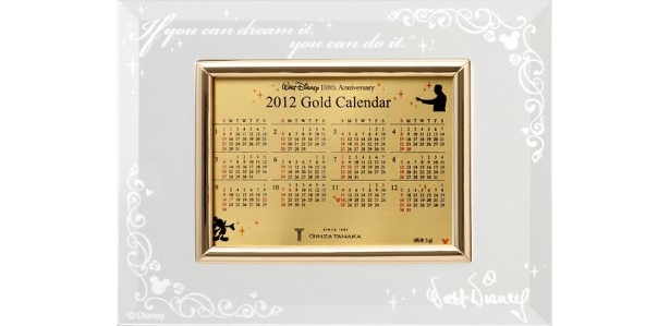 画像1 / 5＞ディズニーの人気キャラクターが描かれた6000万円の純金