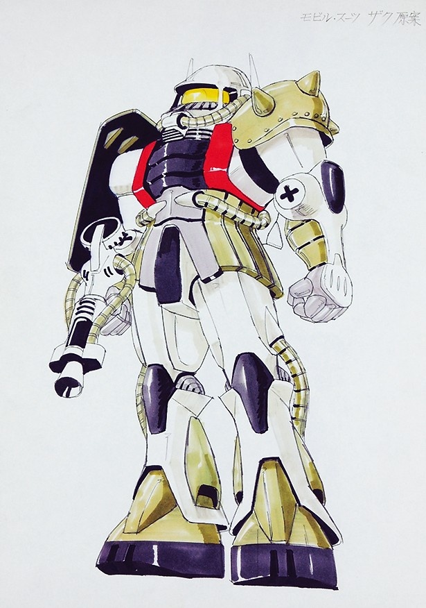 画像4 / 20＞ガンダムの内部構造を描いた資料もあり！「超・大河原邦男