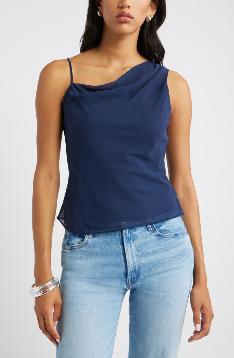 Open Edit Drape Asymmetric Neck Top | Nordstromrack