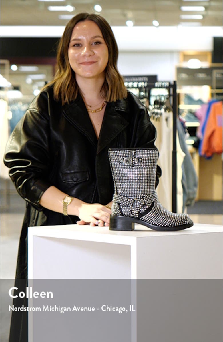 AZALEA WANG Charity Water Resistant Moto Boot (Women) | Nordstromrack