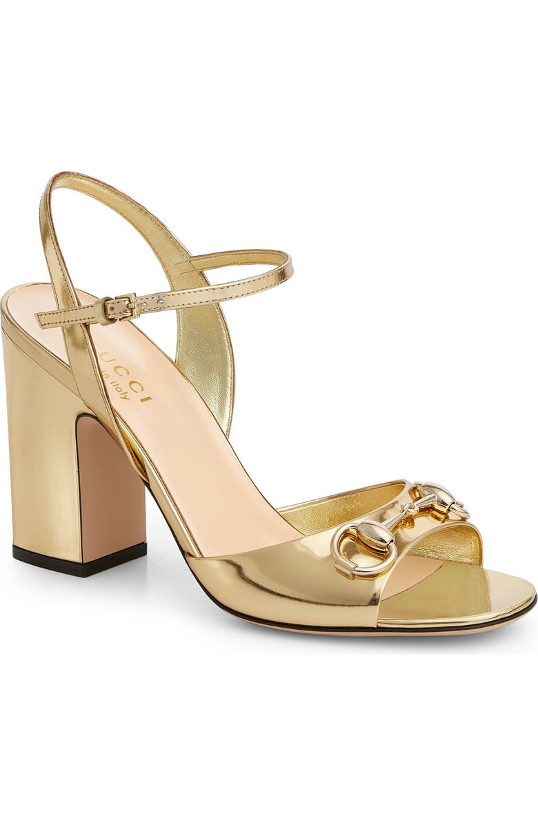 Gucci Horsebit Metallic Sandal (Women) | Nordstrom