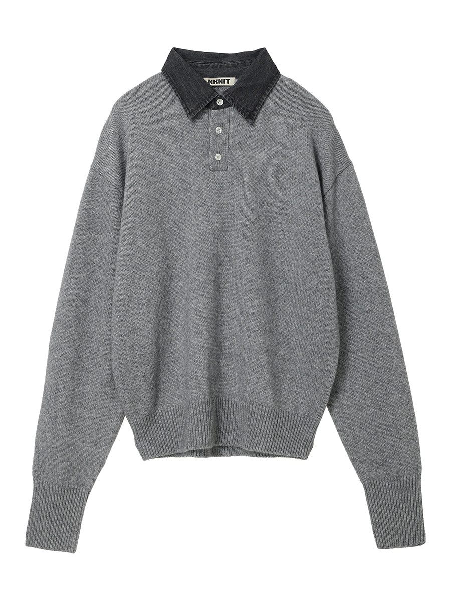 denim collar raccoon KNIT – NKNIT