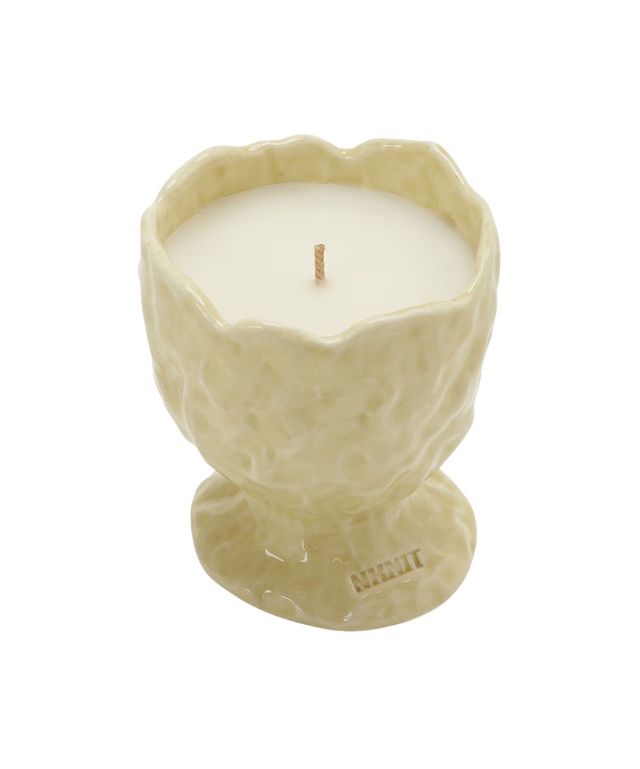 handmade ceramic candle M (MORNING GRASS) – NKNIT