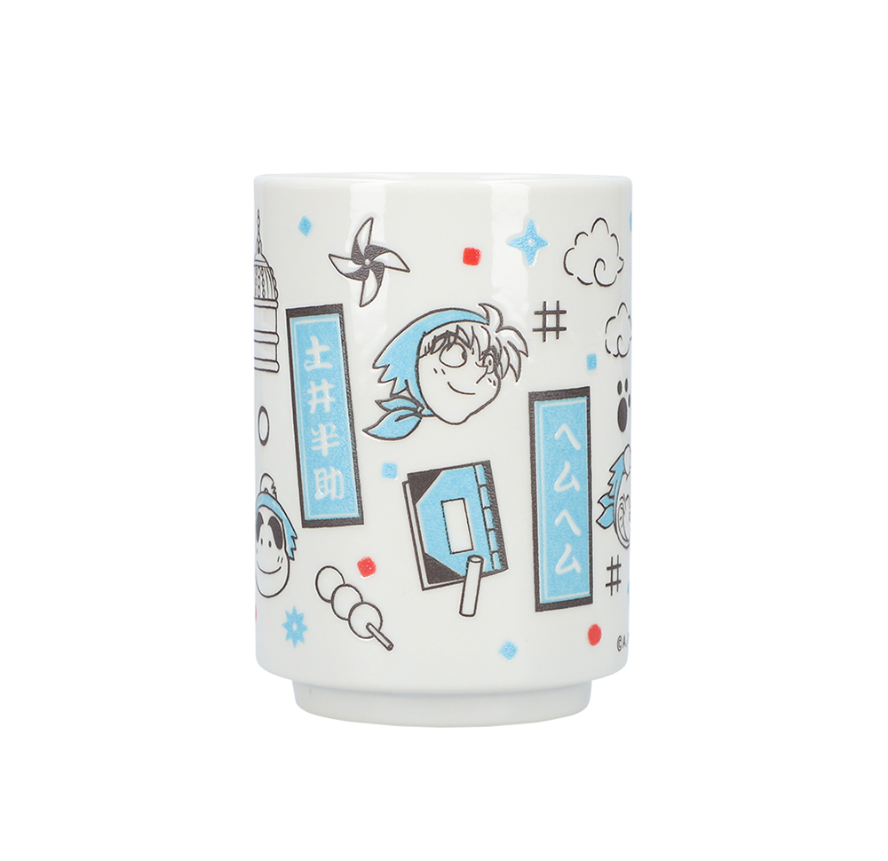 忍たま乱太郎 湯呑み 千社札柄 一年生（土井先生＋ヘムヘム）|NHK