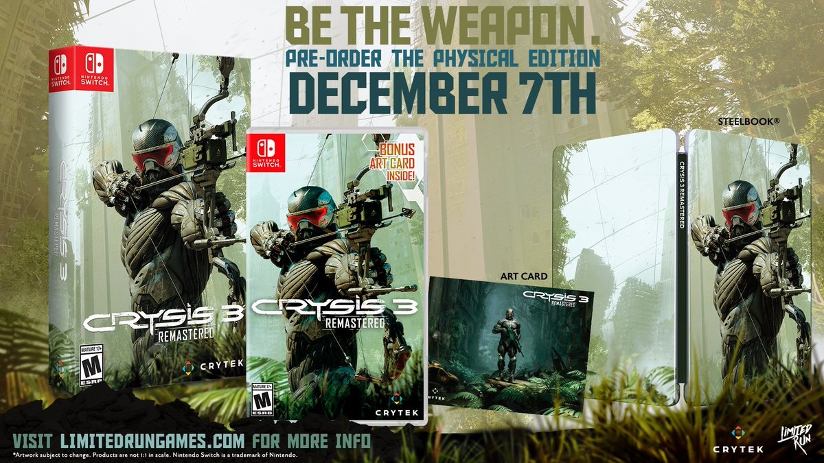 Crysis 3 Remastered Switch physical release revealed
