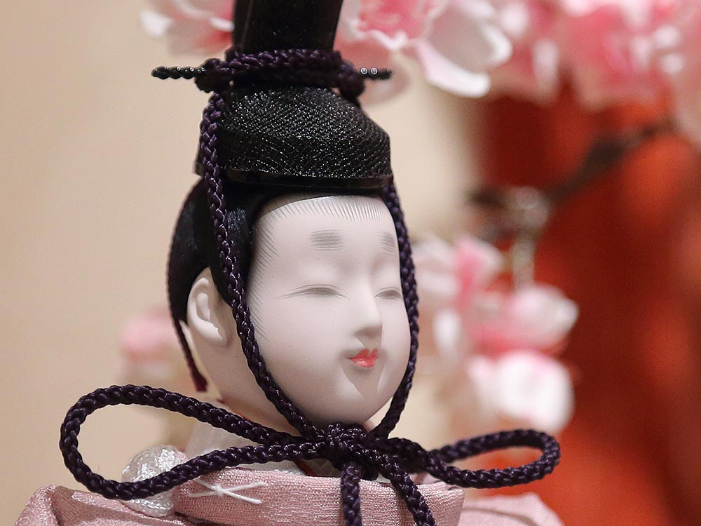 ひな人形】(佐野竹扇) 35号立雛 春のおぼろ 親王飾り：節句人形