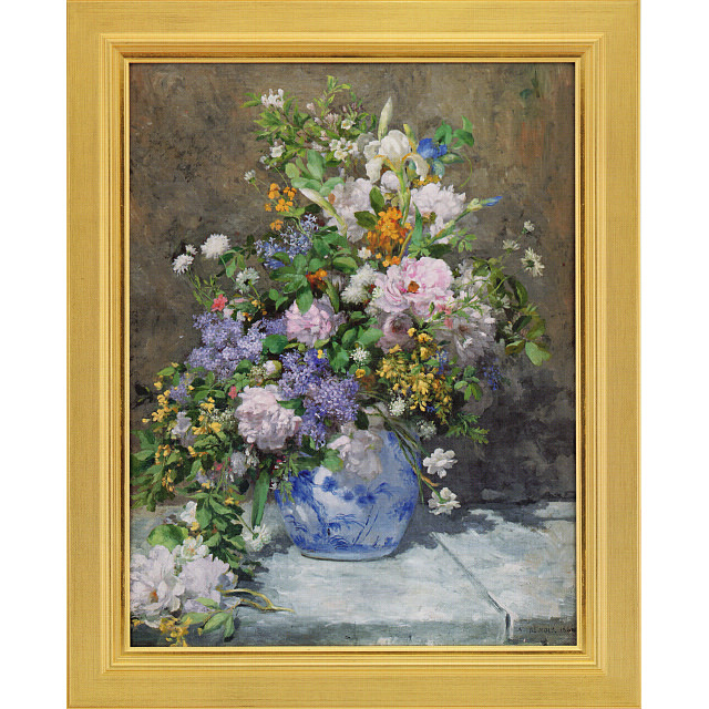 ルノワール 「春の花束」彩美版 複製画 美術館承認｜絵画販売
