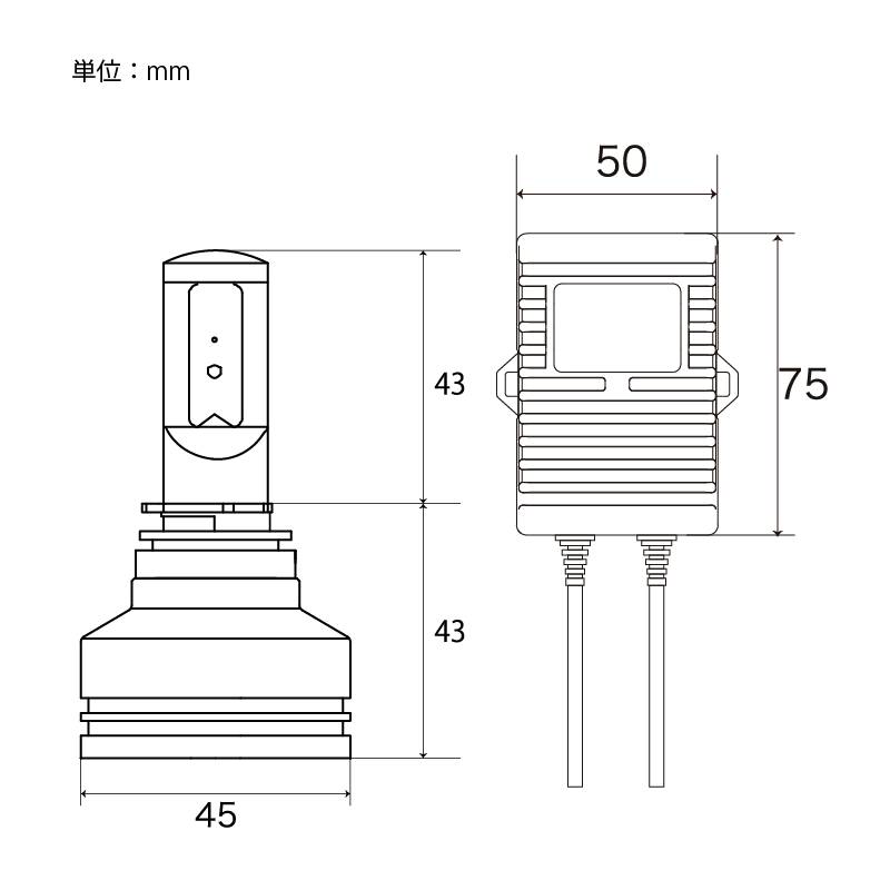 日本ライティング】ハイスペックモデル LED H8/H9/H11/H16 6500K