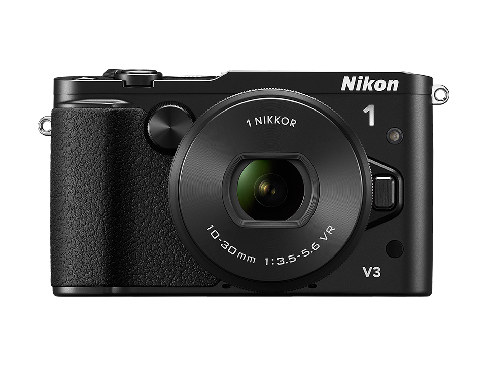 ショット数8000・返品保証】Nikon 1 V3 ブラック 標準レンズキット 美