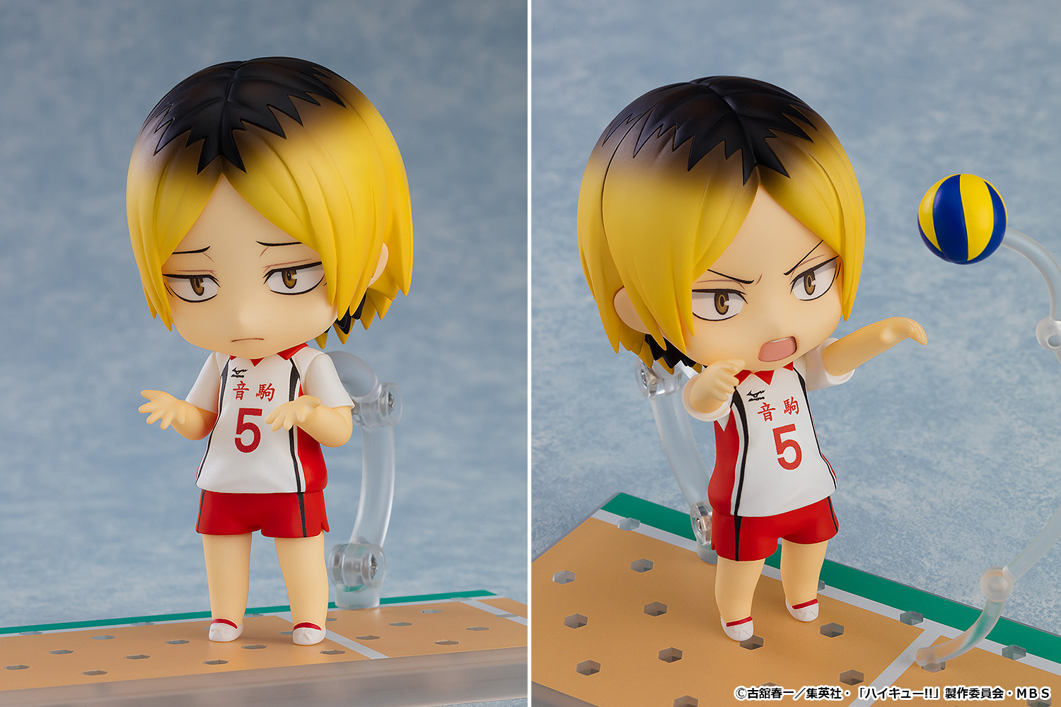 ハイキュー」研磨&黒尾のセカンドユニフォーム姿のねんどろいど登場に