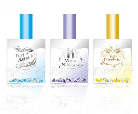 ユーリ!!! on ICE​』から3人をイメージした香水と勇利とヴィクトルの