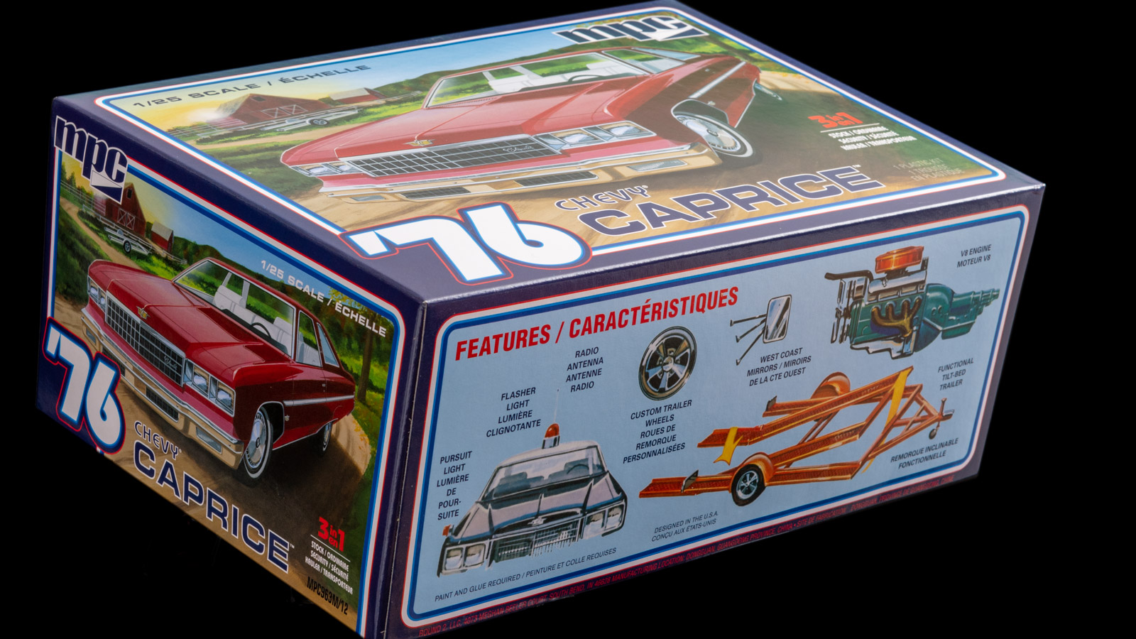 mpc 1/25 Chevy Nova ポリスカー 新品 シュリンク未開封 やがて大人に