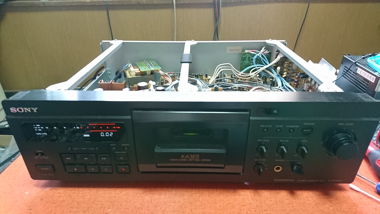 SONY TC-KA3ES の修理（フルオーバーホール） | スーパーカセッターズ