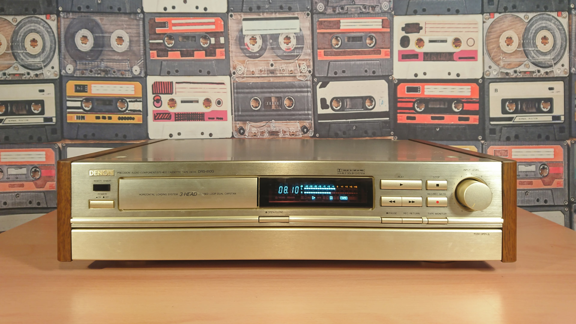 DENON DRS-810G｜カセットデッキのレンタル―2週間から利用可能