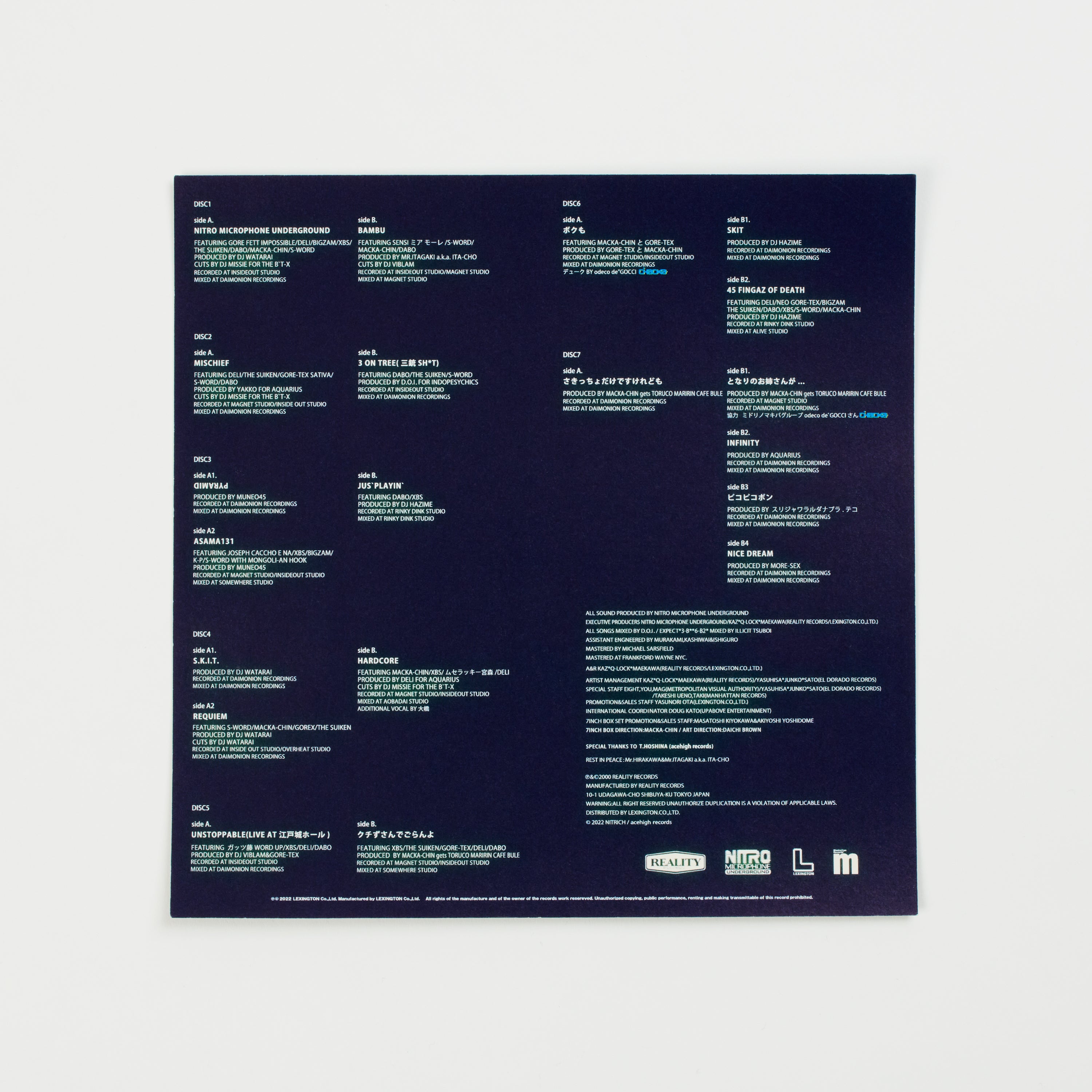 NITRO MICROPHONE UNDERGROUND 7INCH BOX SET – NITRO MICROPHONE