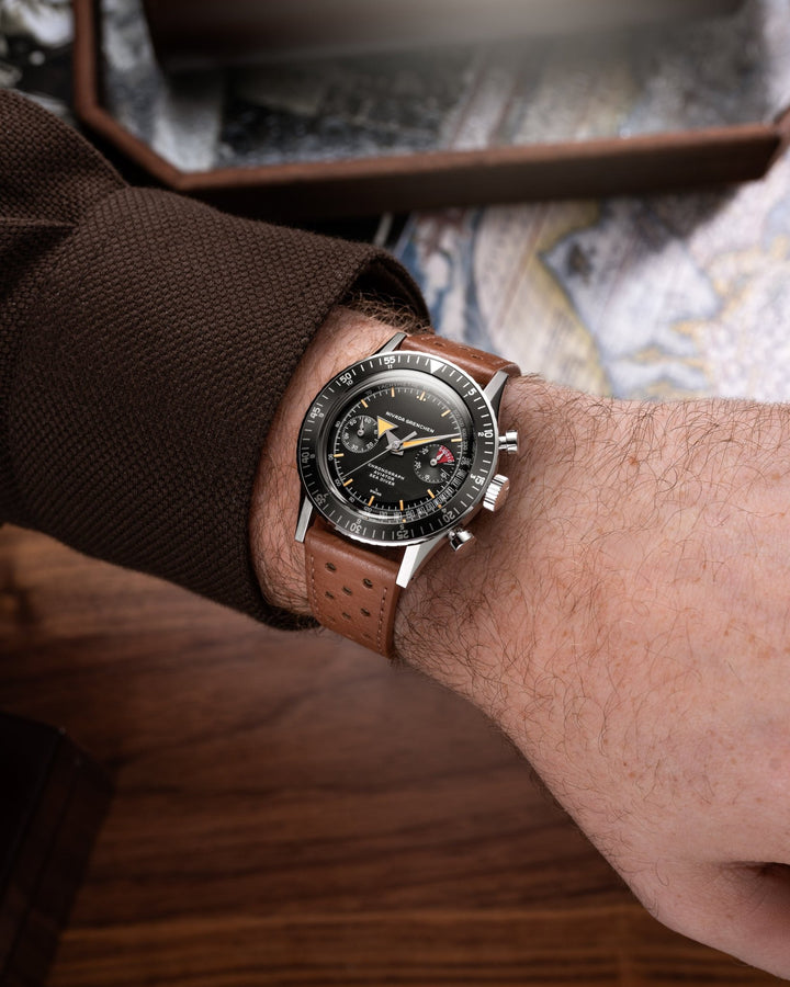 CHRONOGRAPH VALJOUX 23 BROAD ARROW – Nivada Grenchen