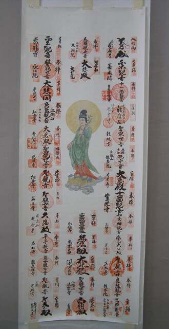 遠州三十三観音霊場の掛軸表装依頼