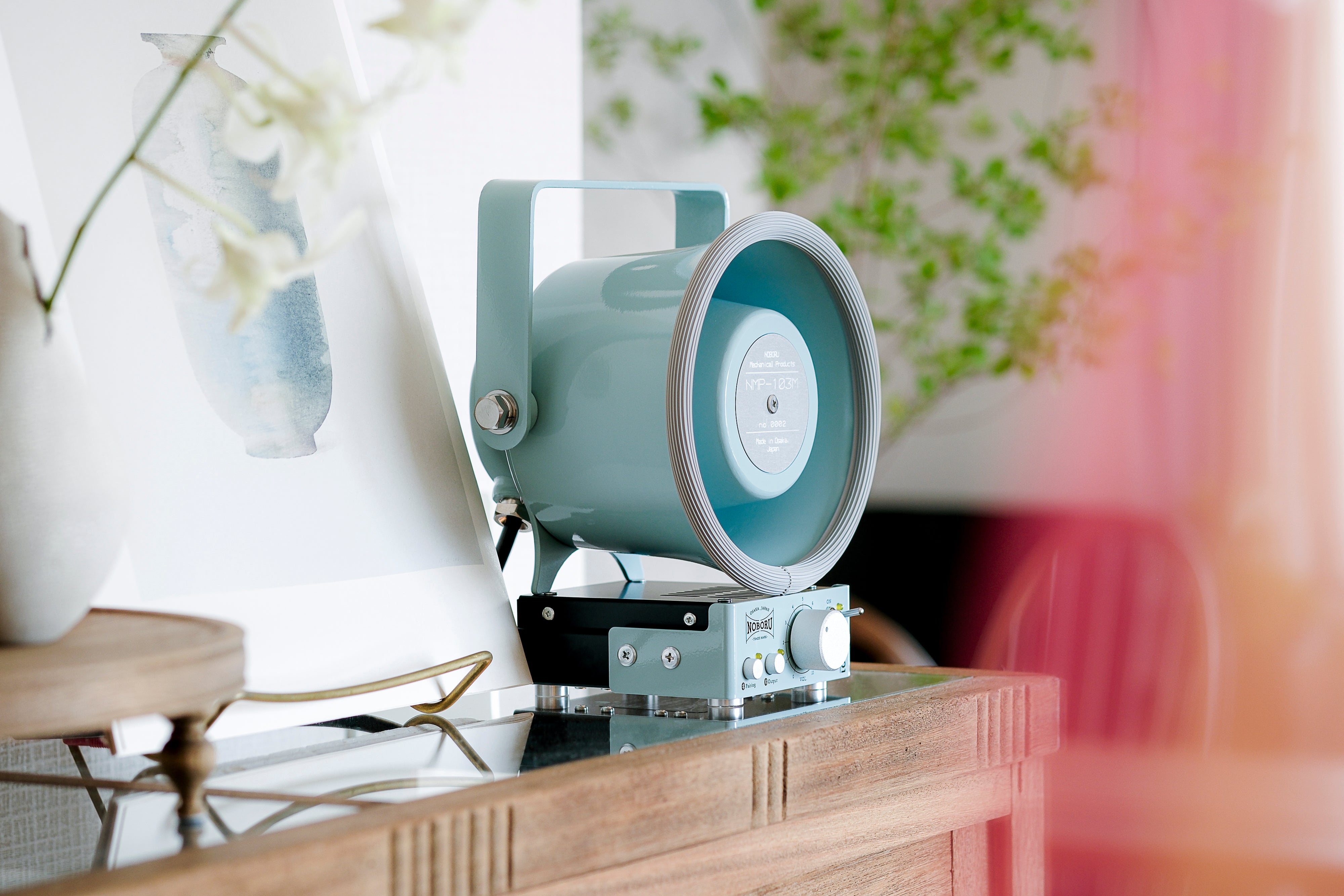 ホーンスピーカー単体NMP-103M【船舶ブルー】/ スタックアンプ用金属製