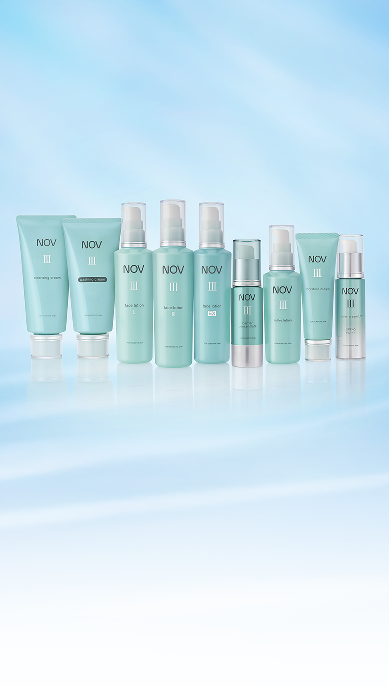 肌あれ・乾燥が気になるお肌に ノブ Ⅲシリーズ｜NOV公式ブランドサイト