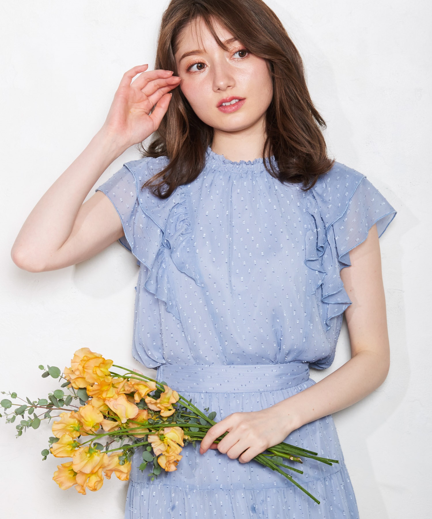 ドビードットフリルブラウス | シャツ・ブラウス | NOELA OFFICIAL WEB