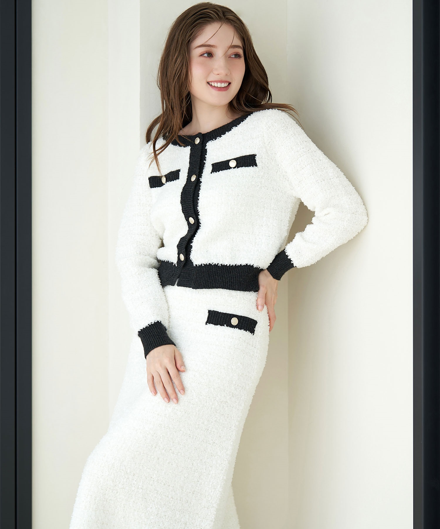 ツイードニットアップ | ニットワンピース | NOELA OFFICIAL WEB STORE