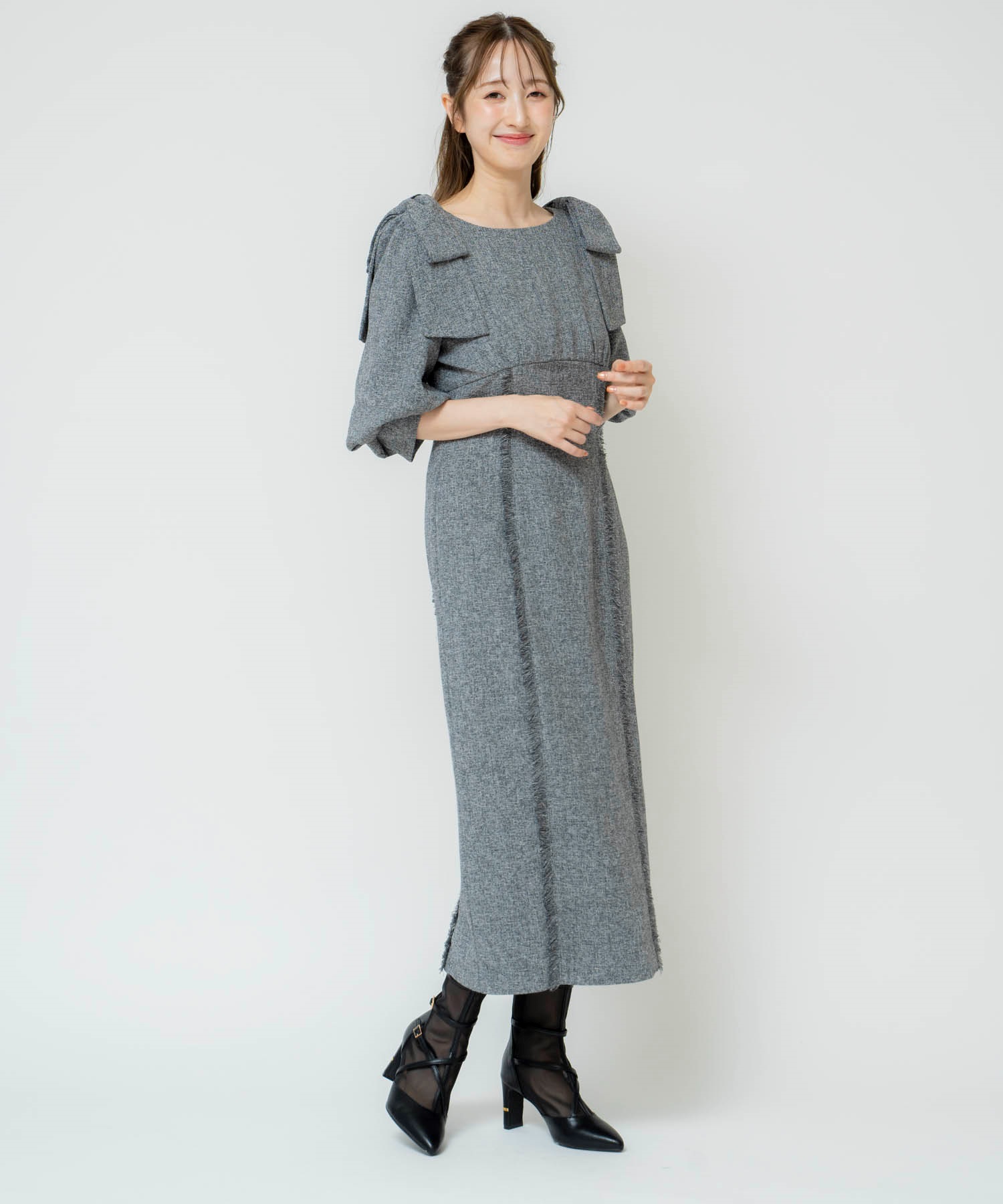 ツイードワンピ | ロングワンピース | NOELA OFFICIAL WEB STORE