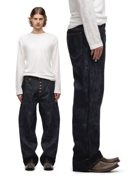 RAW DENIM JAPANESE REGULAR FIT BLUE – NO/FAITH STUDIOS