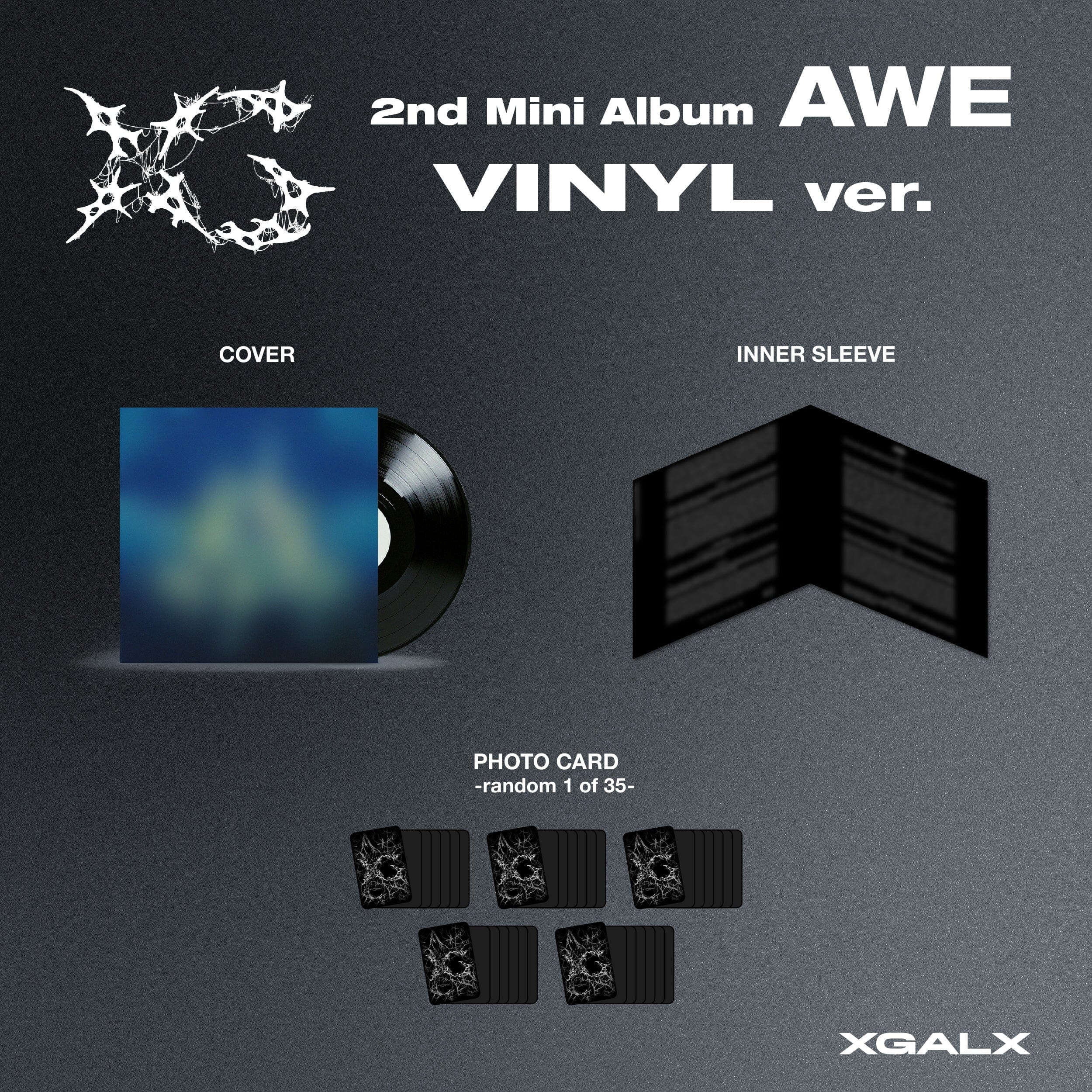 XG - AWE (2ND MINI ALBUM) VINYL VER. + SOLO TRADING CARD