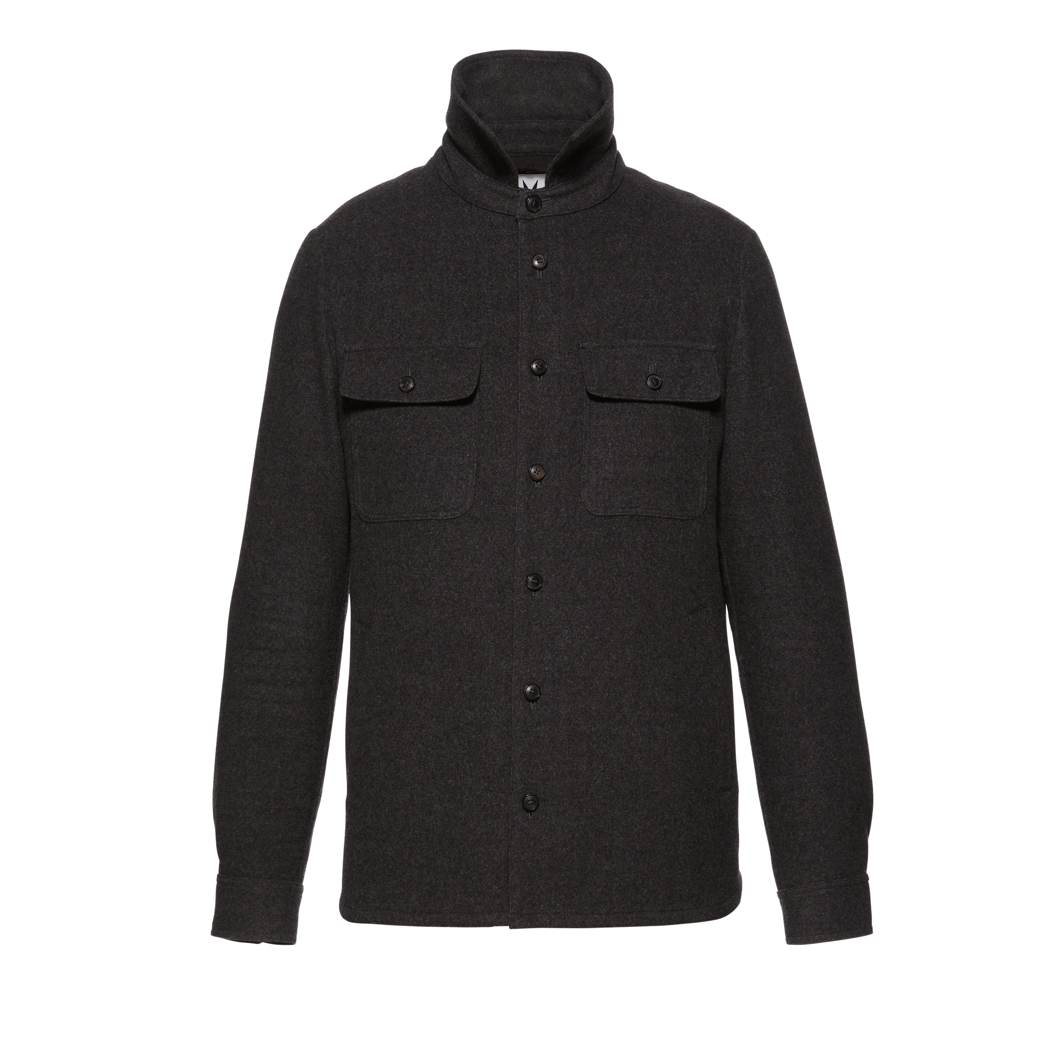 Spektrum Shirt Jacket, Charcoal – Norwegian Wool