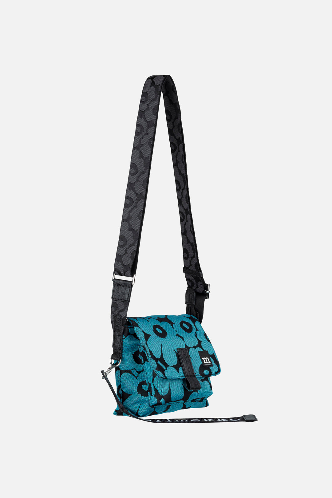 Marimekko Mini Messenger Unikko Black/Blue – Nordic Labels