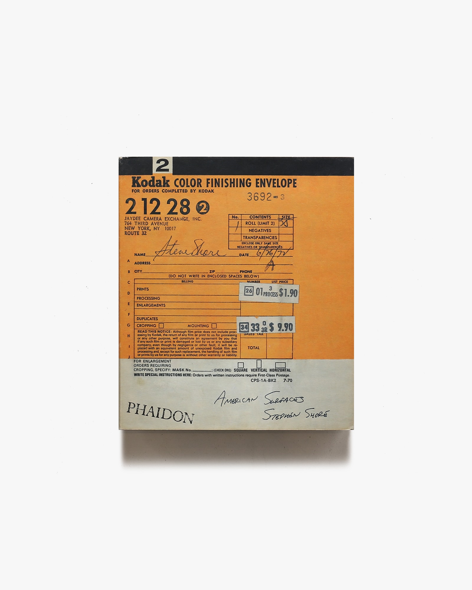 Stephen Shore: American Surfaces | スティーブン・ショア | nostos