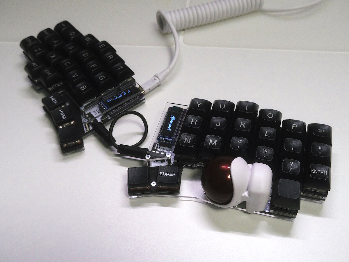 Keyball44キットを組み立てました。 – no theme.